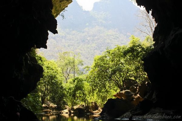 WaterCaveLaosLoop Water in Cave Laos Loop