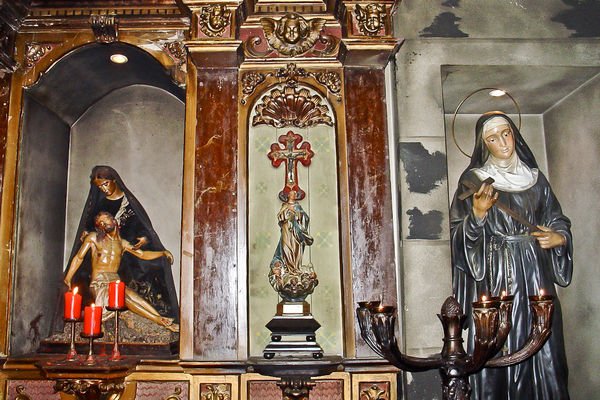 Christon Cafe Statues Christon Cafe Jesus and Mary Statues