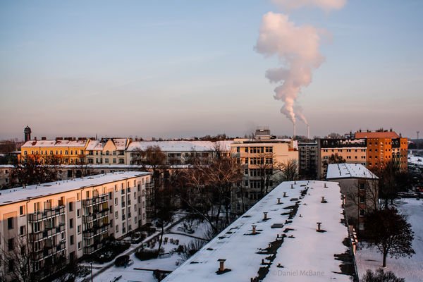 Snowy Rooftops Berlin