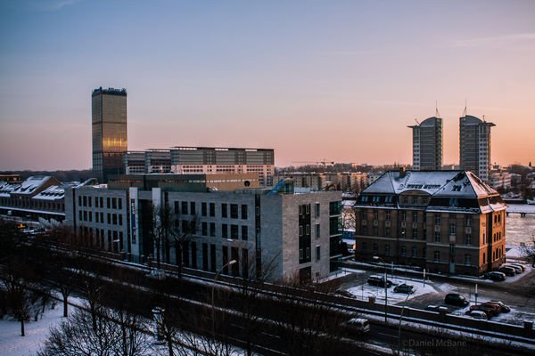 Spreeufer Berlin Snow
