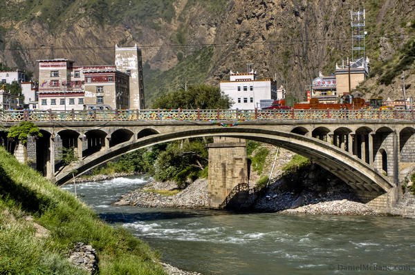 Bridge Over Danba River