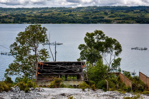 Samosir Island in Lake Toba in Indonesia