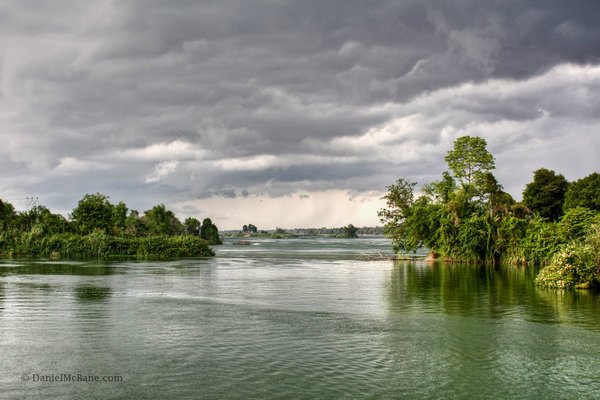 Mekong River from Don Det at 4000 Islands